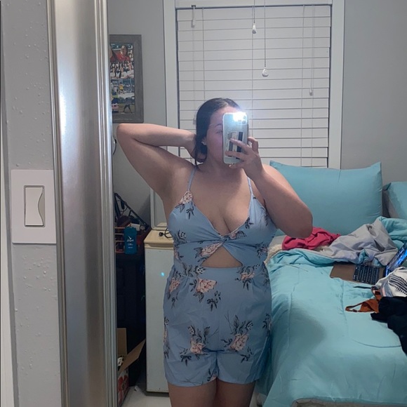 Pants - Floral Romper